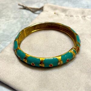 Pretty Turquoise Jeweled bangle